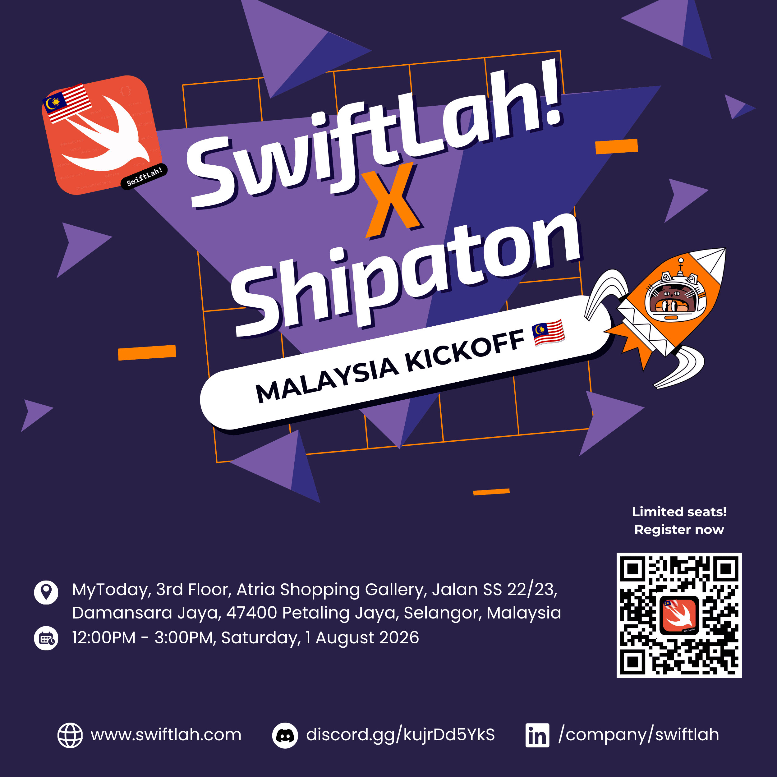 SwiftLah! × Shipaton Malaysia Kickoff 🇲🇾